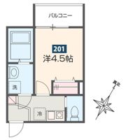 MELDIA小川の間取り画像