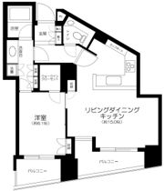 品川Vタワーの間取り画像