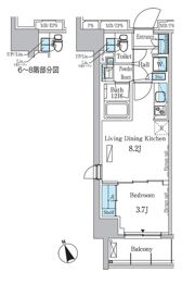 パークアクシス浅草レジデンスの間取り画像