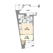 リビオレゾン千代田岩本町ルジェンテの間取り画像