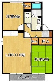 アネックス小原の間取り画像