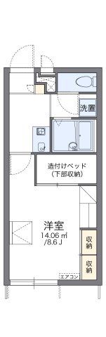 レオパレスFit Oneの間取り画像