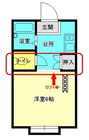 ビューハウス平井の間取り画像