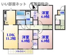 シャリテレーヴAの間取り画像