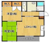 コーポ梶原の間取り画像
