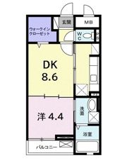 プリズプランタンⅡの間取り画像