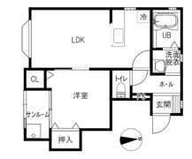 セザンヌ・サニーの間取り画像