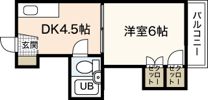 飯田コーポラスの間取り画像