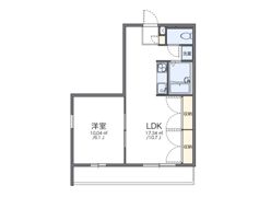 レオパレスフローラCの間取り画像