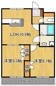 ルーチェ・フォレ・ドゥの間取り画像