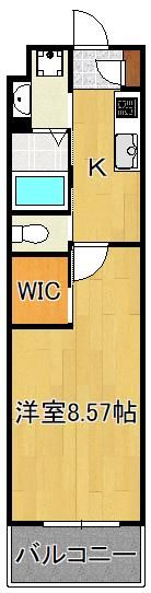 ウィングス三郎丸の間取り画像