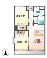 サンライズ・Mの間取り画像