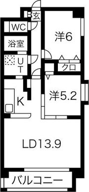フォルテ茶屋ヶ坂の間取り画像