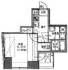 S－RESIDENCE日本橋浜町の間取り画像
