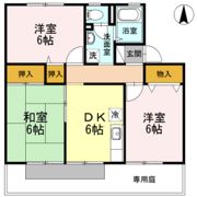 セジュール花尻 B棟の間取り画像