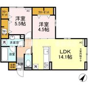 D crest西千代田の間取り画像