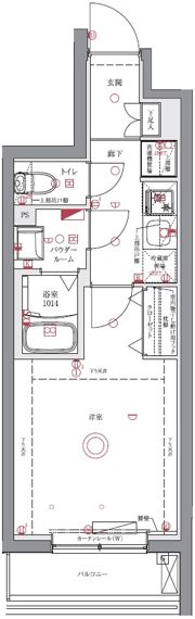 ユリカロゼ成増の間取り画像