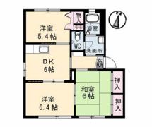 クレールさくら野Mの間取り画像