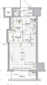 グランヴァン横濱反町の間取り画像