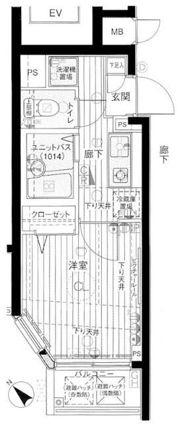 メインステージ銀座の間取り画像