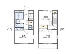 レオパレスローザンヌⅢの間取り画像