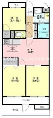 ライオンズマンション港南中央第2の間取り画像