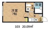 ヴィエィユリビエールⅡの間取り画像
