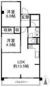 シティヒルズ朝倉Ⅱの間取り画像