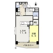 アリビオ高柳の間取り画像