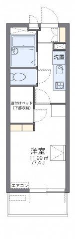 レオパレスせんだんの間取り画像