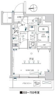 イアース西川口の間取り画像