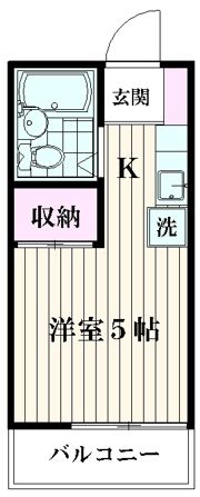セントラルハイツの間取り画像