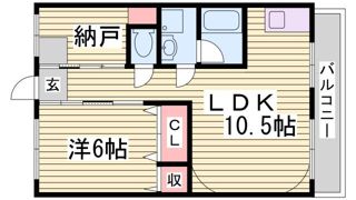 ユメノサニーハイツの間取り画像