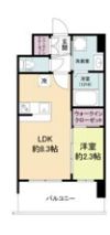 セレニテ江坂エクラの間取り画像