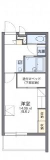 レオパレス麦の穂の間取り画像