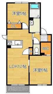 コスモスコーポラスCの間取り画像