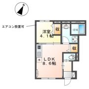 ルナ・ソレイユの間取り画像