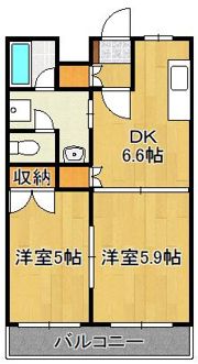 ソレイユ壱番館の間取り画像