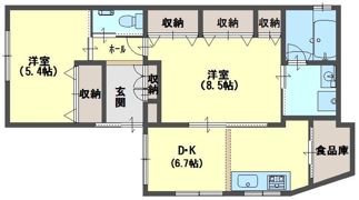 針中野1丁目一戸建貸家の間取り画像