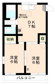 クレール上福岡の間取り画像