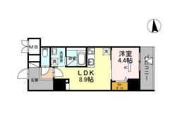 グランセジュール江坂の間取り画像