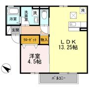 エスポワール Aの間取り画像