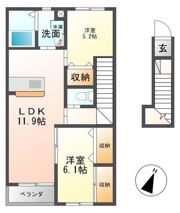 ミラドールKの間取り画像