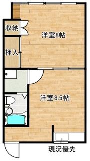 よこいビックガーデンビルの間取り画像