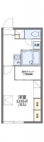 レオパレス白樺Ⅱの間取り画像