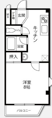 ノアール岡町の間取り画像