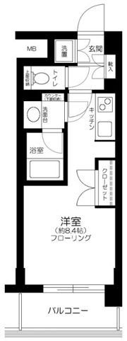 プリヴェール南青山の間取り画像