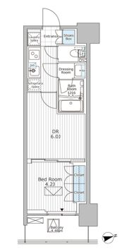 パークアクシス市川の間取り画像