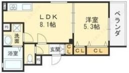 クリエオーレ郡津Ⅱの間取り画像