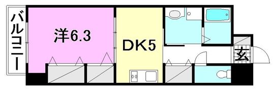 ライフコート千舟の間取り画像